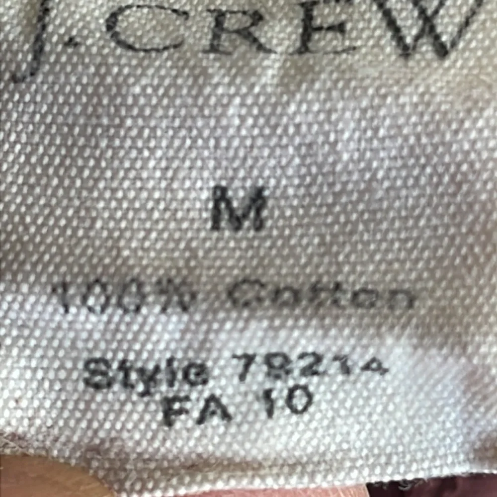J.Crew Burgundy Broken In Tee